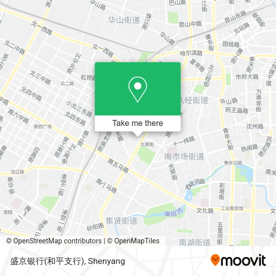 盛京银行(和平支行) map