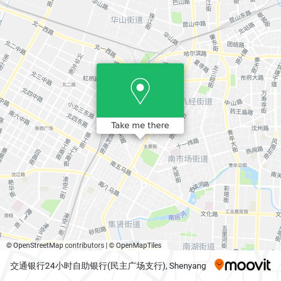 交通银行24小时自助银行(民主广场支行) map