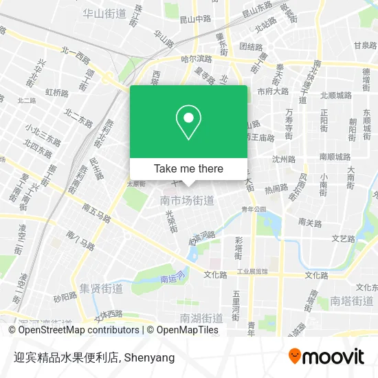 迎宾精品水果便利店 map