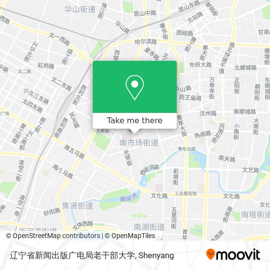 辽宁省新闻出版广电局老干部大学 map