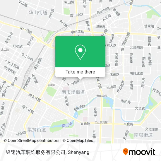锋速汽车装饰服务有限公司 map