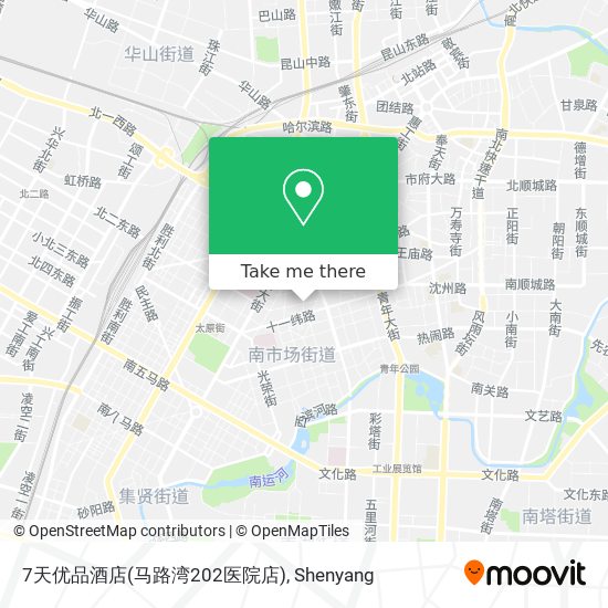 7天优品酒店(马路湾202医院店) map