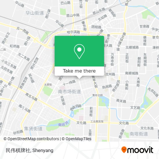 民伟棋牌社 map