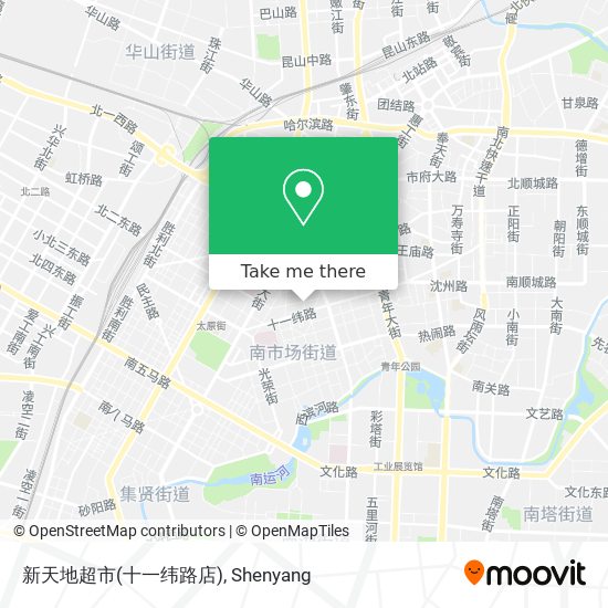 新天地超市(十一纬路店) map