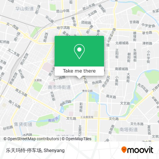 乐天玛特-停车场 map