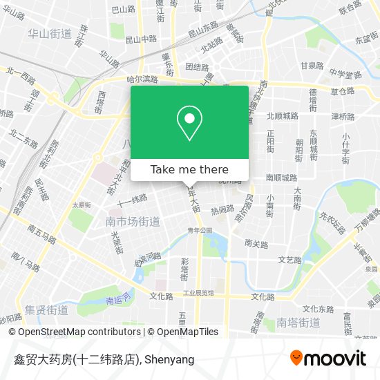 鑫贸大药房(十二纬路店) map