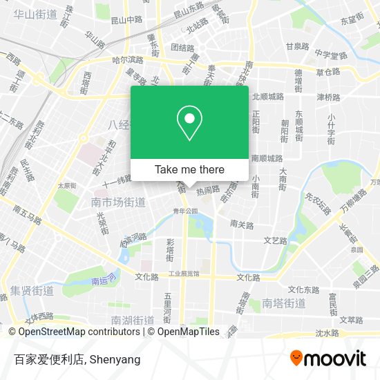 百家爱便利店 map