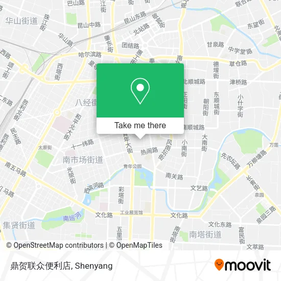 鼎贺联众便利店 map