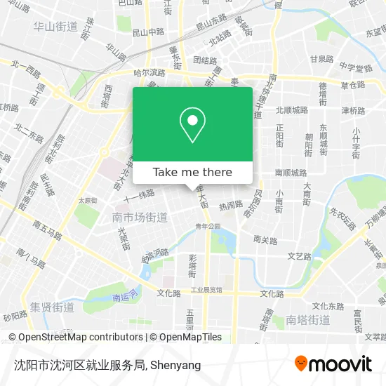 沈阳市沈河区就业服务局 map