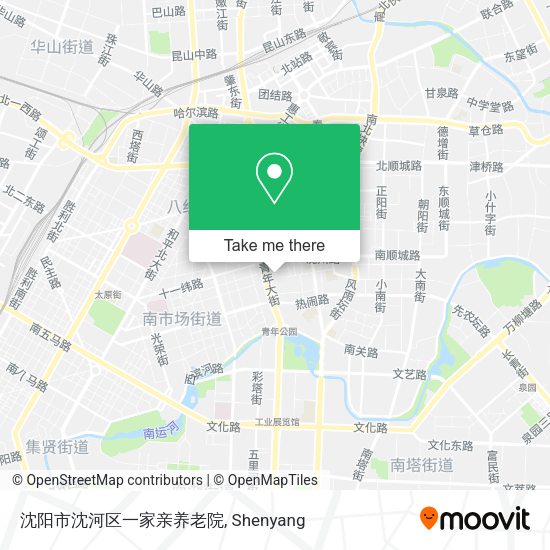沈阳市沈河区一家亲养老院 map