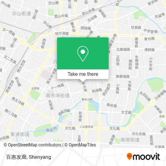 百惠发廊 map