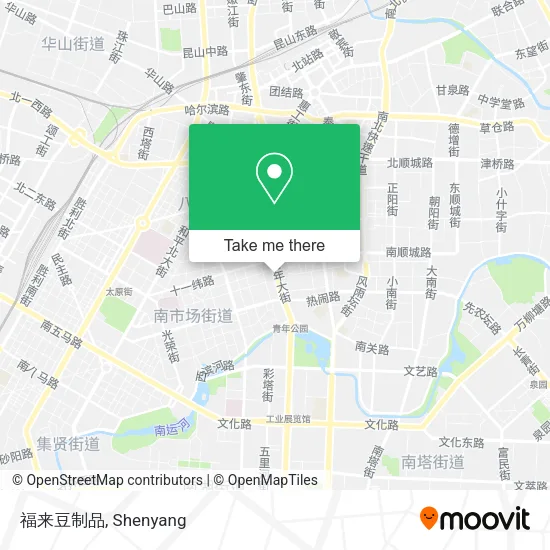 福来豆制品 map