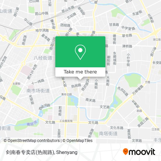 剑南春专卖店(热闹路) map