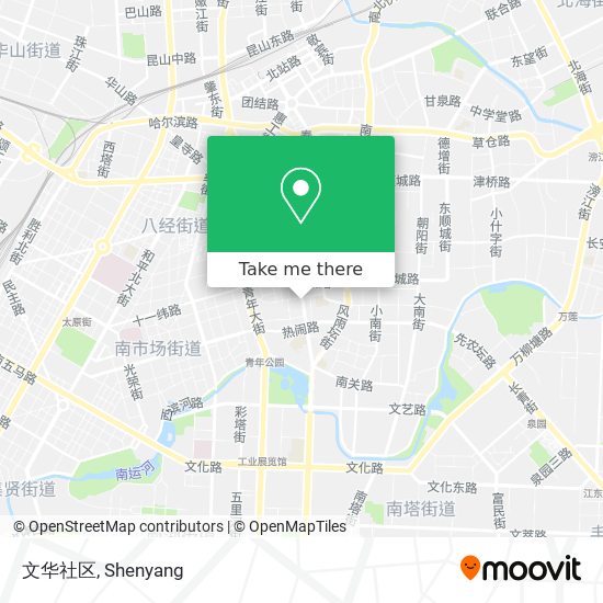 文华社区 map