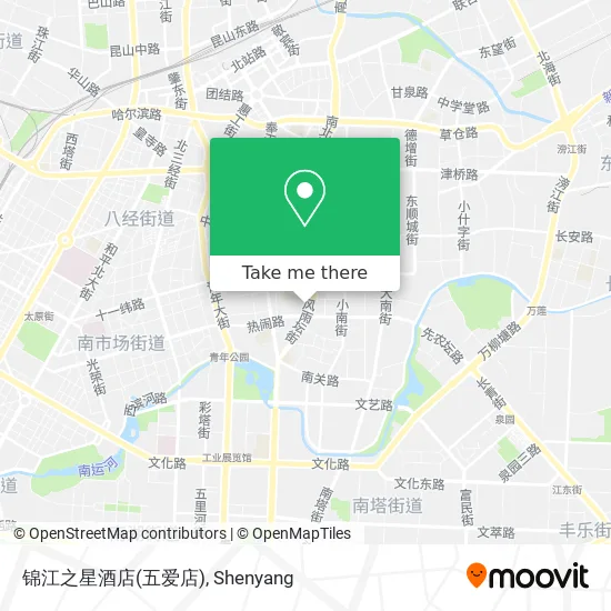 锦江之星酒店(五爱店) map
