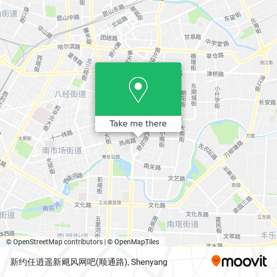 新约任逍遥新飓风网吧(顺通路) map
