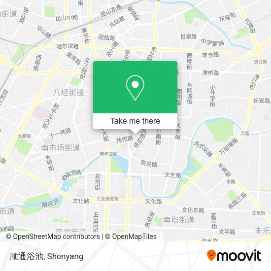 顺通浴池 map