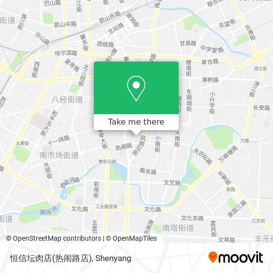 恒信坛肉店(热闹路店) map