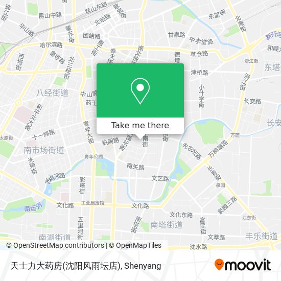 天士力大药房(沈阳风雨坛店) map