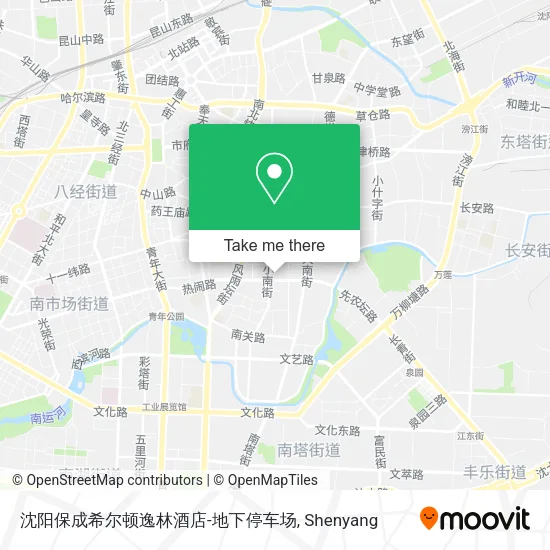 沈阳保成希尔顿逸林酒店-地下停车场 map
