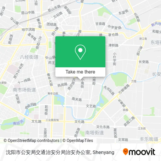 沈阳市公安局交通治安分局治安办公室 map