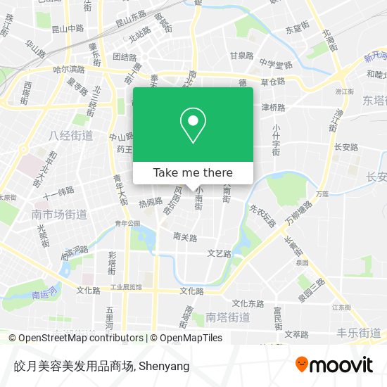 皎月美容美发用品商场 map