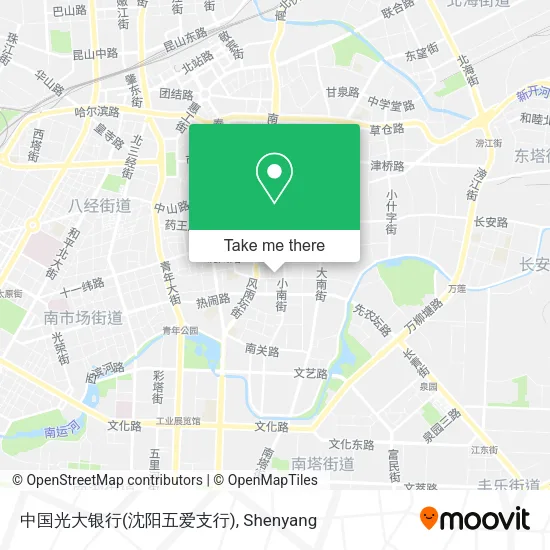 中国光大银行(沈阳五爱支行) map