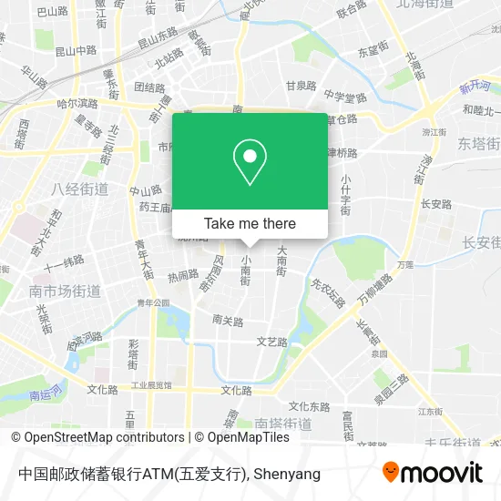 中国邮政储蓄银行ATM(五爱支行) map