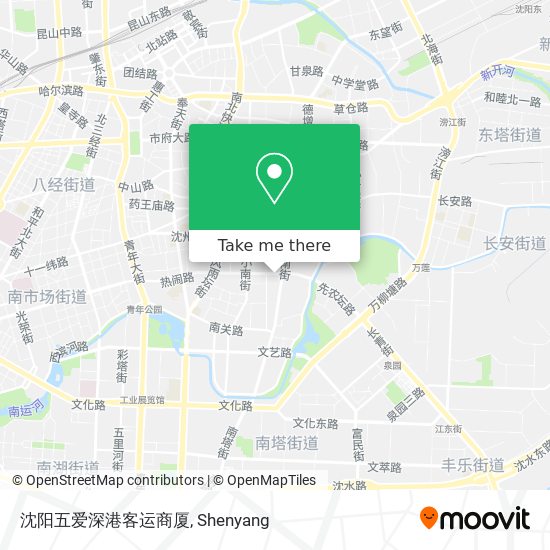 沈阳五爱深港客运商厦 map