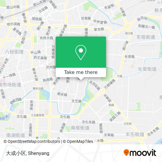 大成小区 map
