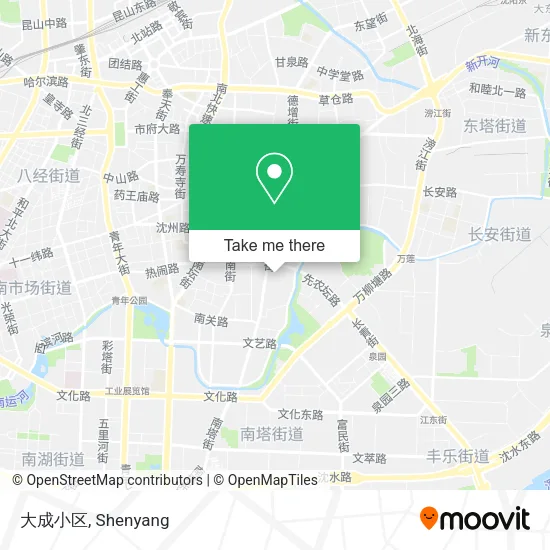 大成小区 map