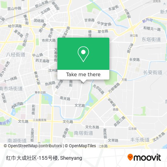 红巾大成社区-155号楼 map