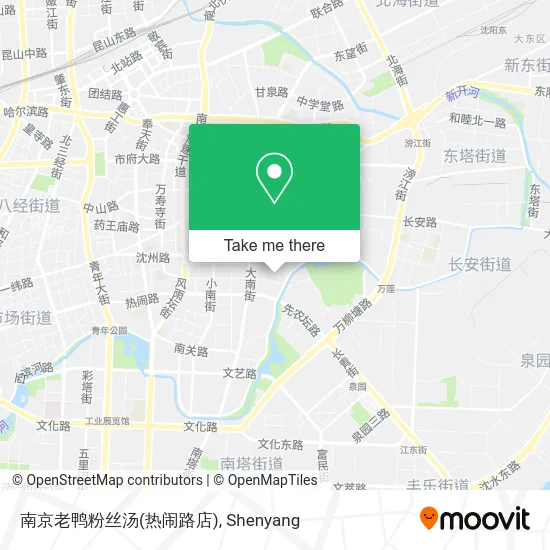 南京老鸭粉丝汤(热闹路店) map