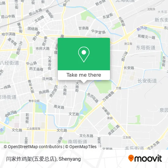 闫家炸鸡架(五爱总店) map