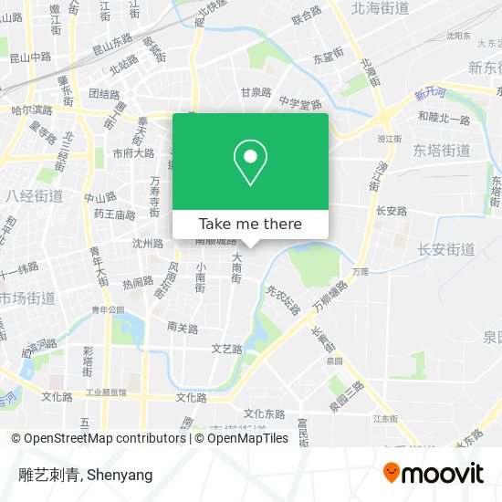 雕艺刺青 map