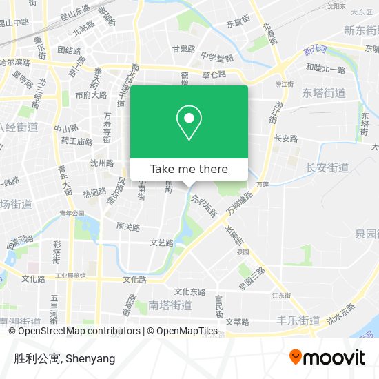 胜利公寓 map
