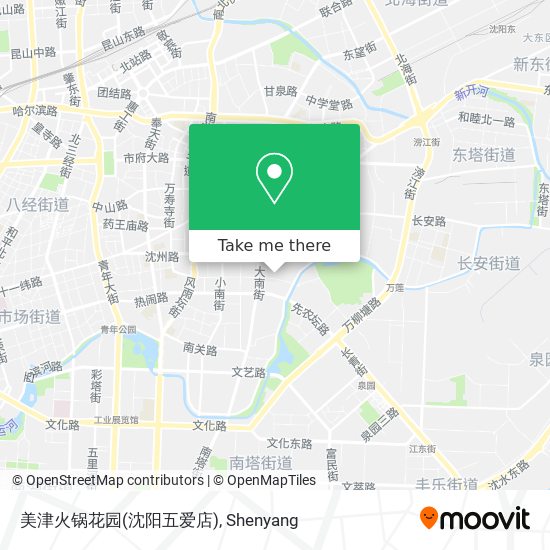 美津火锅花园(沈阳五爱店) map