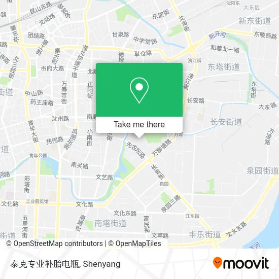 泰克专业补胎电瓶 map