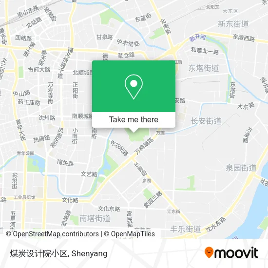 煤炭设计院小区 map