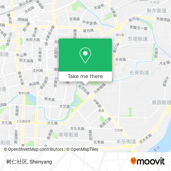 树仁社区 map