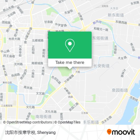 沈阳市按摩学校 map