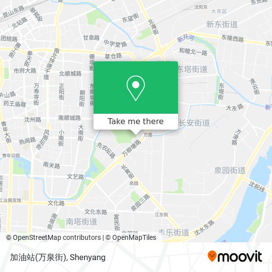 加油站(万泉街) map