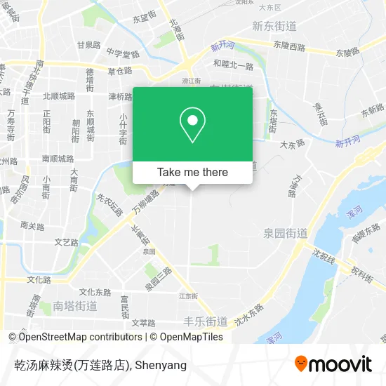 乾汤麻辣烫(万莲路店) map