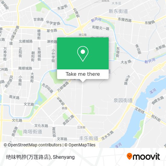绝味鸭脖(万莲路店) map