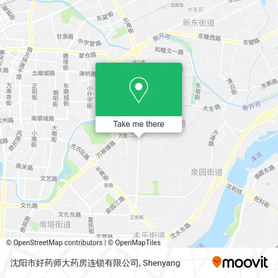 沈阳市好药师大药房连锁有限公司 map