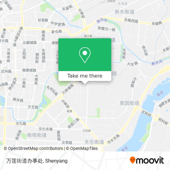 万莲街道办事处 map