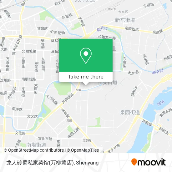 龙人砖蜀私家菜馆(万柳塘店) map