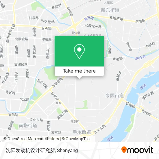 沈阳发动机设计研究所 map