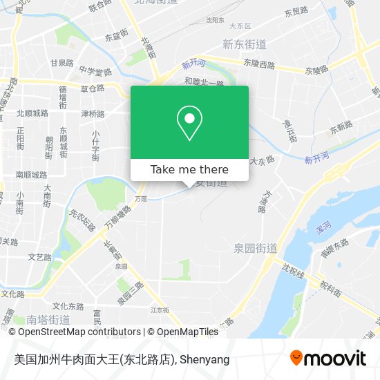 美国加州牛肉面大王(东北路店) map