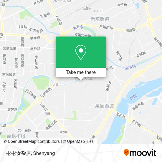 彬彬食杂店 map